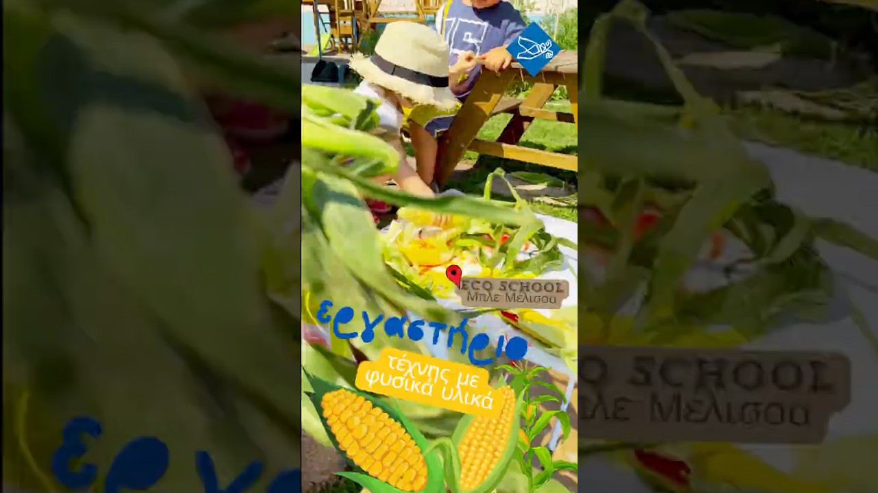 🌽🧑‍🌾 Τέχνη με καλαμπόκι!