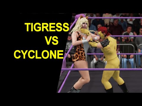 GLOW 1985 Cyclone vs Tigress Extreme Rules