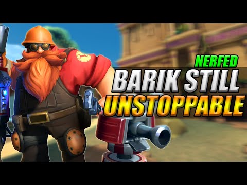 NERFED BARIK IS STILL UNSTOPPABLE! | Paladins