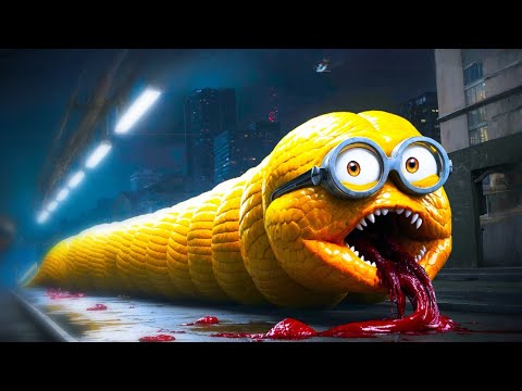 MINION-WORM- NEW MUTATION | McQueen HEAD EATER - (Minions Parody)