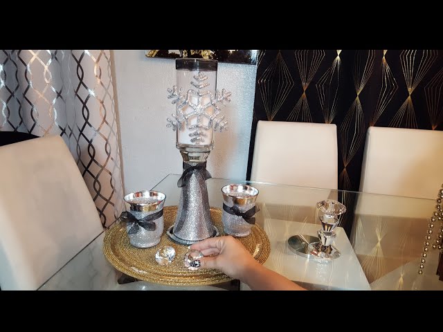 Vídeo relacionado con FUNOMOCYA Candelabro de Metal de 7 Brazos Adornos para Mesa Decoración de Centro de Mesa Candelabro para Bodas y Fiestas