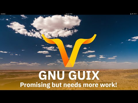 GUIX is an Interesting Linux Distro but needs more Work! (GUIX Review)