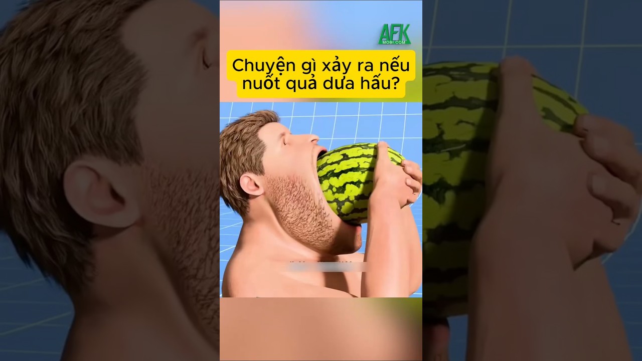 Chuyện gì xảy ra nếu bạn nuốt quả dưa hấu?