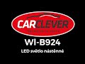 LED svetlo nástenné - 24x SMD LED / biele / 6000K / 480lm / 10-30V / ECER (143x73x14mm) - Video Youtube