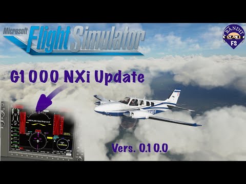 MSFS 2020 | G1000 NXi Update by Working Title  | Vers. 0.10.0 | KSWF - KDCA | RVAV PNP Approach |