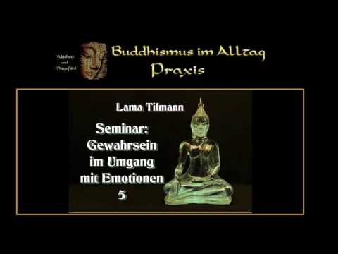 Gewahrsein im Umgang mit Emotionen 5 - Seminar - Lama Tilmann