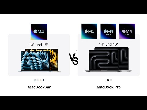 Welches MacBook solltest du 2025 kaufen? 13" & 15" MacBook Air vs 14" & 16" MacBook Pro