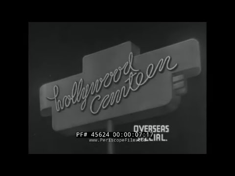 " HOLLYWOOD CANTEEN "  " PRIVATE SNAFU IN THE CHOWHOUND " WWII SHORT FILM & CARTOON 45624