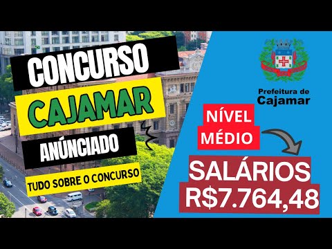 Concurso Prefeitura de Cajamar 2025: Vagas com Salários de até R$ 7.764!