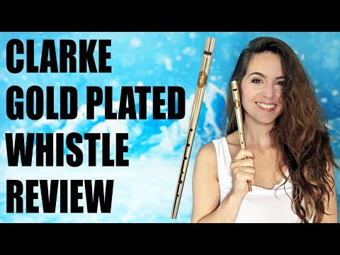 CLARKE GOLD PLATED ORIGINAL WHISTLE - REVIEW / SOUND SAMPLE