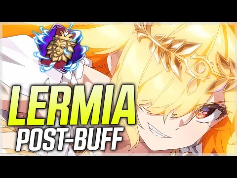 LIONHEART CERMIA POST-BUFF with NEW EE (50% CR PUSH IS OP!!) - Epic Seven