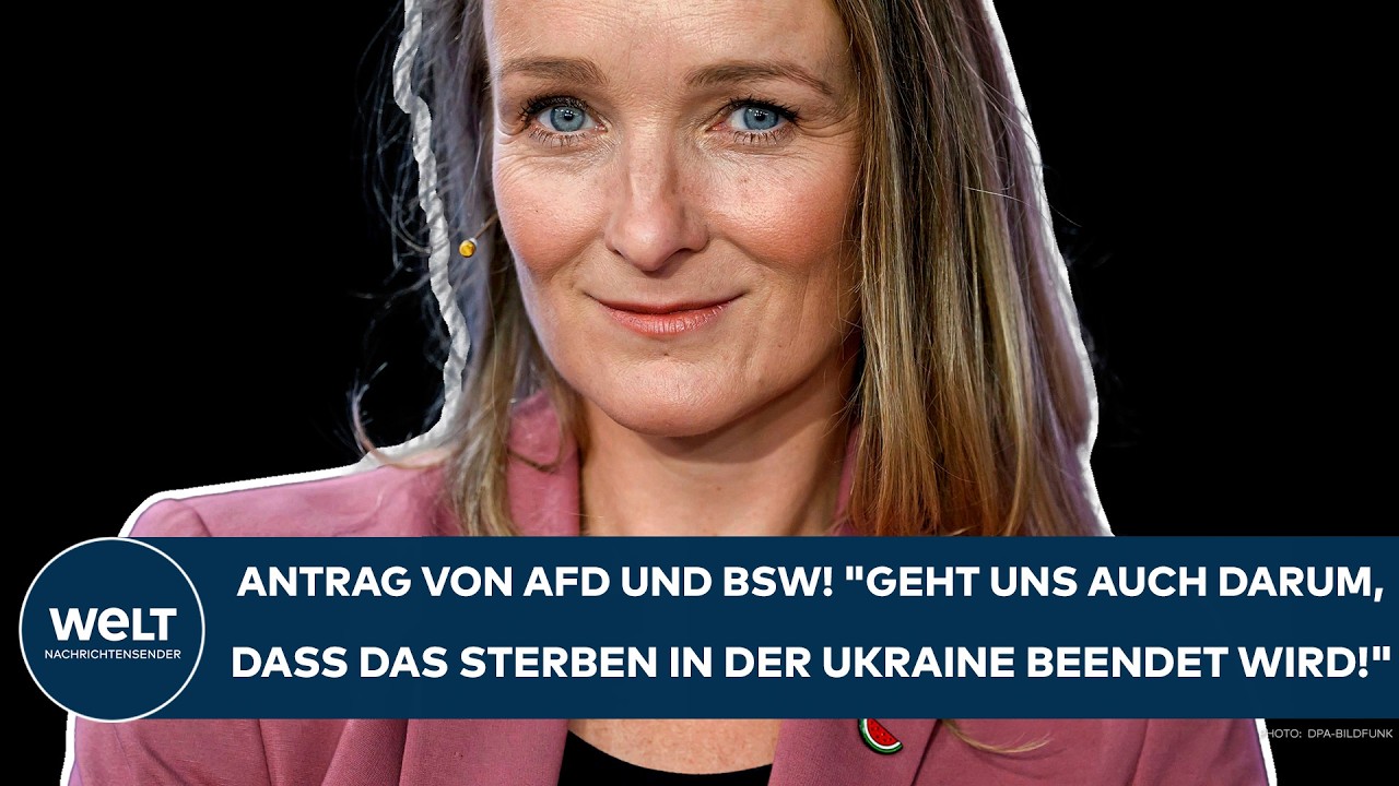 WITTIG: Antrag von AfD und BSW! "Geht uns auch darum, dass das Sterben in der Ukraine beendet wird"