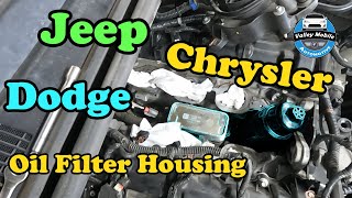 Jeep Dodge Chrysler 3.6 Oil Filter Housing | Oil Cooler Replacement