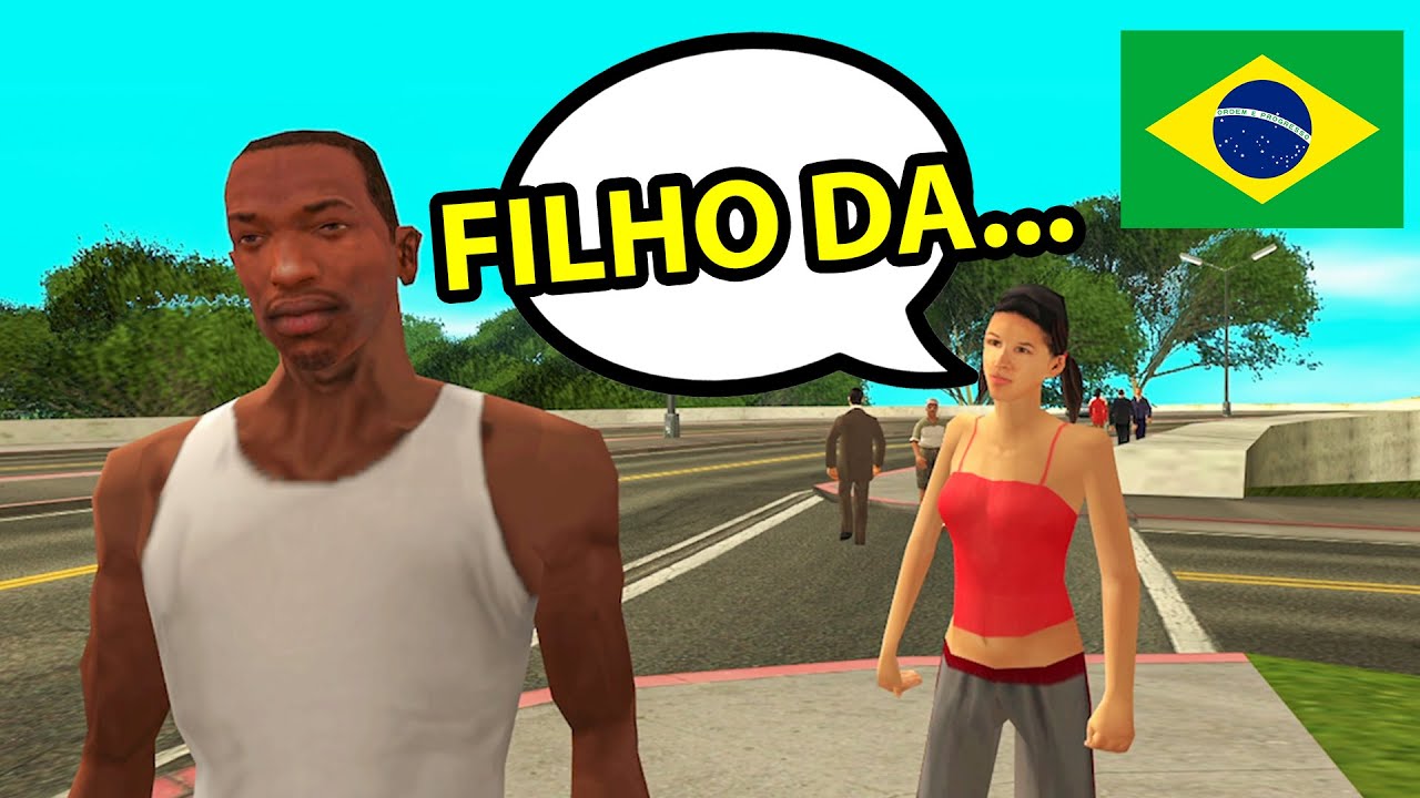 REAÇÃO DUBLADA DAS  NAMORADAS DO CJ (GTA SA DUBLADO, INCRÍVEL)