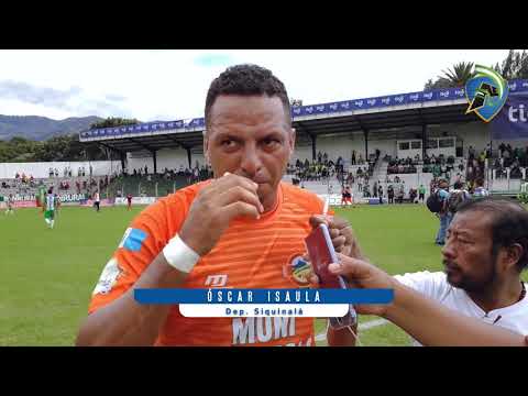 A18, Jornada 12 - Declaraciones Oscar Isaula, Deportivo Siquinalá