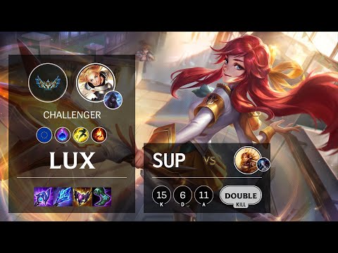 Lux Support vs Leona - EUW Challenger Patch 12.5