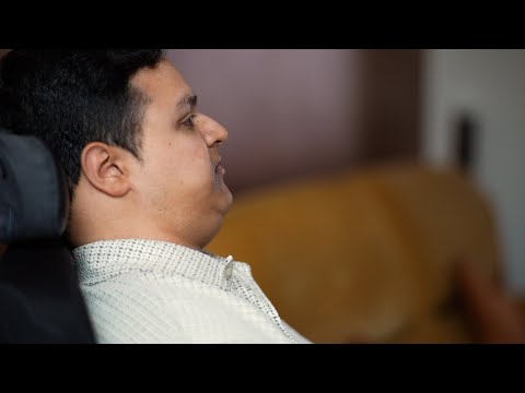 Vinny living with Duchenne muscular dystrophy