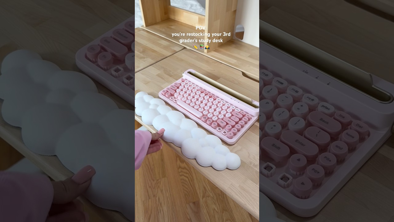 Restock my 3rd grader’s study desk with me! 📚🙇‍♂️✏️ #school #study #desk #desksetup #asmrsounds