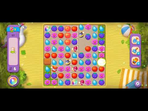 Gardenscapes level 97 [Super Hard level ] No booster