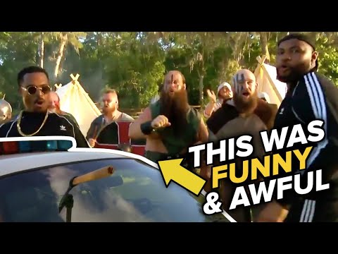 Viking Raiders VS. Street Profits Axe Throwing Was Both FUNNY & AWFUL