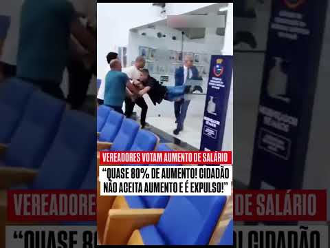 TUMULTO NA CÂMARA DE AVARÉ (SP) DURANTE VOTAÇÃO DE AUMENTO SALARIAL