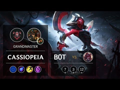 Cassiopeia Bot vs Xayah - EUW Grandmaster Patch 9.18