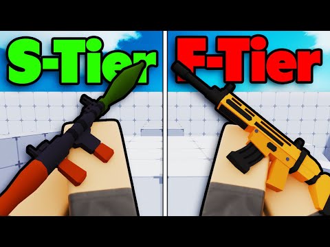 The ULTIMATE Roblox Rivals GUN TIER LIST..