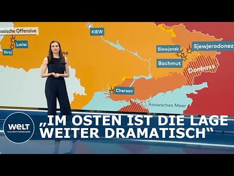 PUTINS KRIEG: Heftige Gefechte im Osten der Ukraine! Die aktuelle Lage an der Front