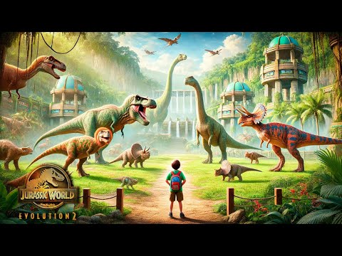 Jurassic World Evolution 2 Relaxing Longplay: Building the DREAM Park... | Stress Relief & Sleep