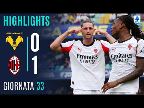 Video highlights della Verona vs Milan (0 a 1) - Giornata 33 - Fantacalcio e fantamedie