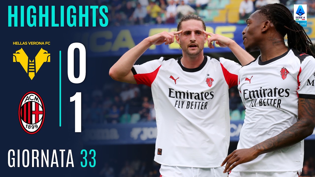 VERONA-MILAN 0-1 | HIGHLIGHTS | Il Milan Rialza La Testa Con Rabiot | SERIE A ENILIVE 2025/26