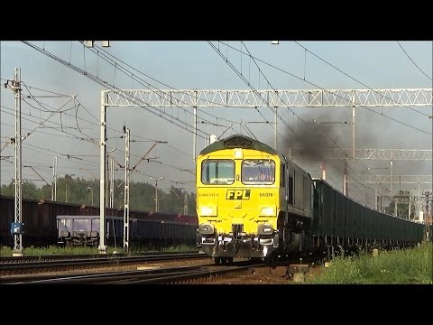 Kolejowy wieczór w Częstochowie- Classy66, zielone Jamniki i inne ... | 04.08.2016