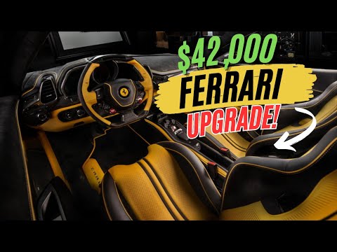 This Ferrari Interior Upgrade By Carlex Costs $42,000 But Is Worth It?