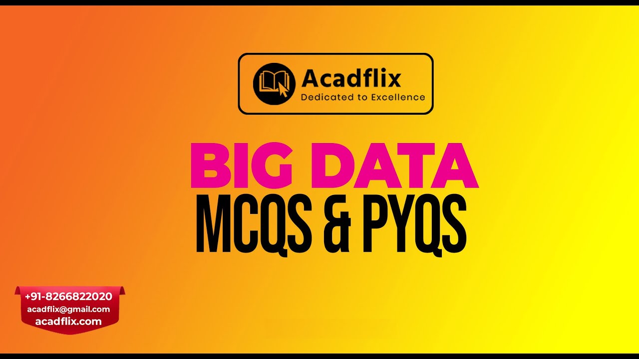 Most Important MCQs for NTA NET Hadoop and BigData | BigData and Haddop for NTA NET CS