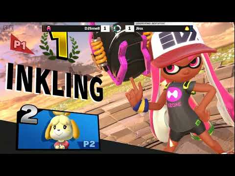 DDD 33 SSBU Losers Semis DJSmell (Lucas/Inkling) vs. Jinx (Isabelle/Wii Fit)