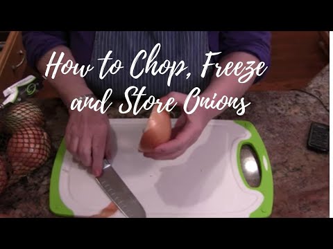 How to Chop, Freeze and Store Onions | Jill 4 Today
