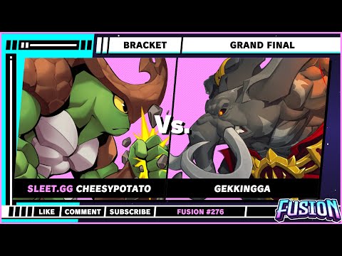 Fusion #276 - Grand Finals - CheesyPotato (Kragg) VS Gekkingga (Loxodont) - Rivals of Aether 2