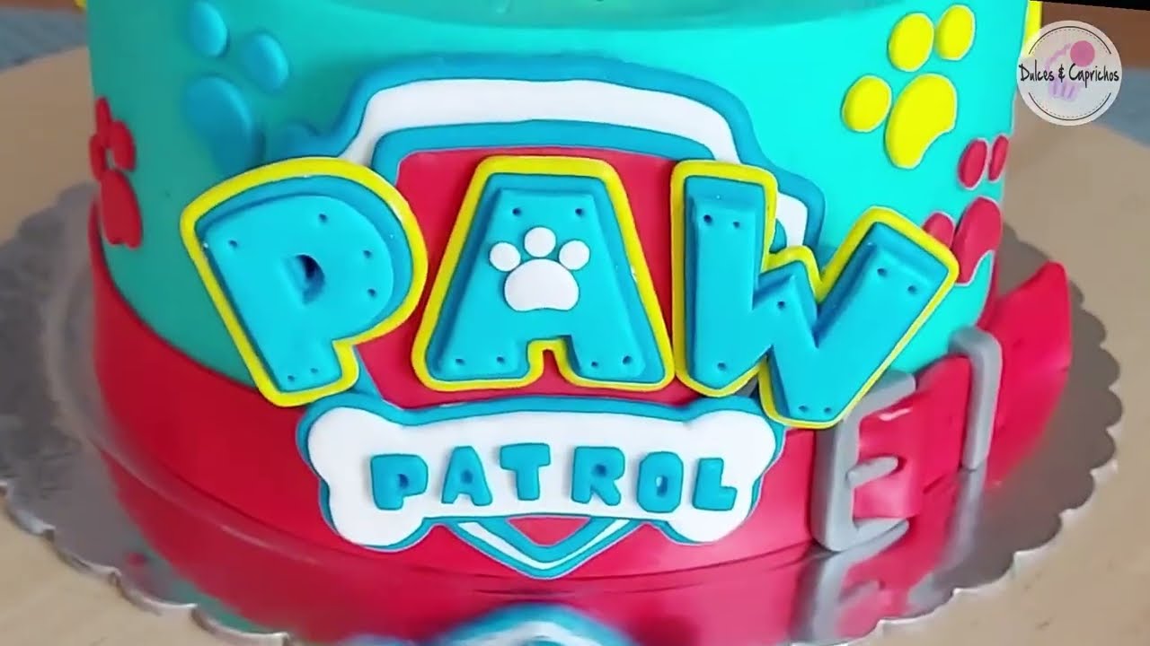 Tarta De Paw Patrol En Fondant