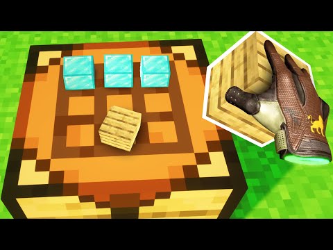 Realistic CRAFTING in Minecraft!