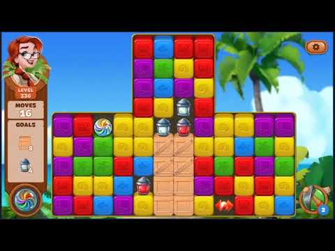 Lost Island Blast Adventure Level 336 - NO BOOSTERS 🏝️ | SKILLGAMING ✔️