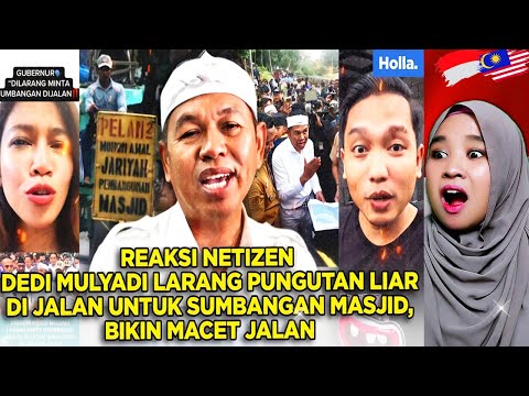 REAKSI NETIZEN KDM LARANG PUNGUTAN LIAR DI JALAN UNTUK SUMBANGAN MASJID, BIKIN MACET JALAN!