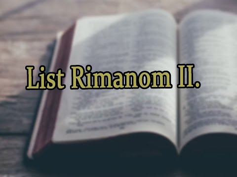 List Rimanom II. 11.10.2022