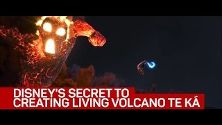 Disney's secrets to creating living volcano Te Ká in 'Moana'