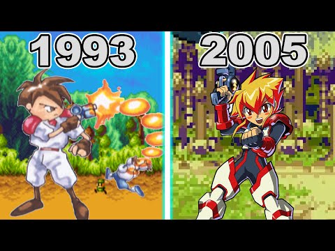 Gunstar Heroes Game Evolution (1993 - 2005)