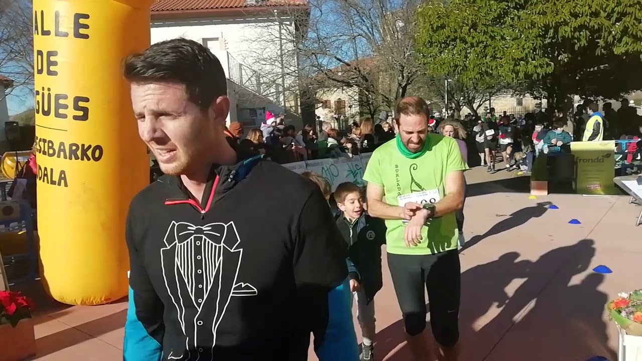 Llegada XIX SAN SILVESTRE VALLE DE EGÜÉS