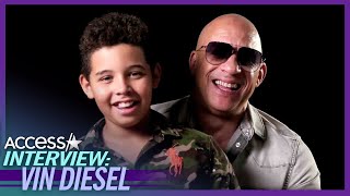 Vin Diesel’s Son Crashes His ‘F9’ Interview video