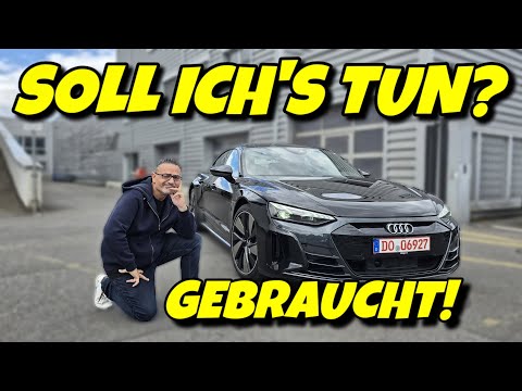 Ich will einen GT! Spontane Probefahrt im gebrauchten Audi e-tron GT. #elektroauto 