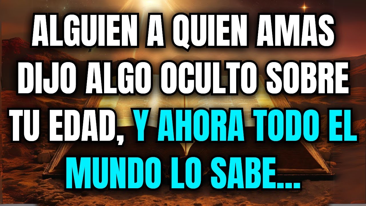😍 Alguien a quien amas dijo algo en voz baja sobre tu edad, y ahora todo el mundo lo sabe...