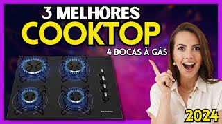 ✅Melhor Cooktop 4 Bocas 2024 | Top 3 Melhores Cooktop 4 Bocas a Gás | Qual Cooktop 4 Bocas Comprar?