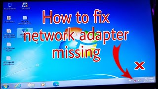 how to fix network adapters missing or red X (tagalog version)